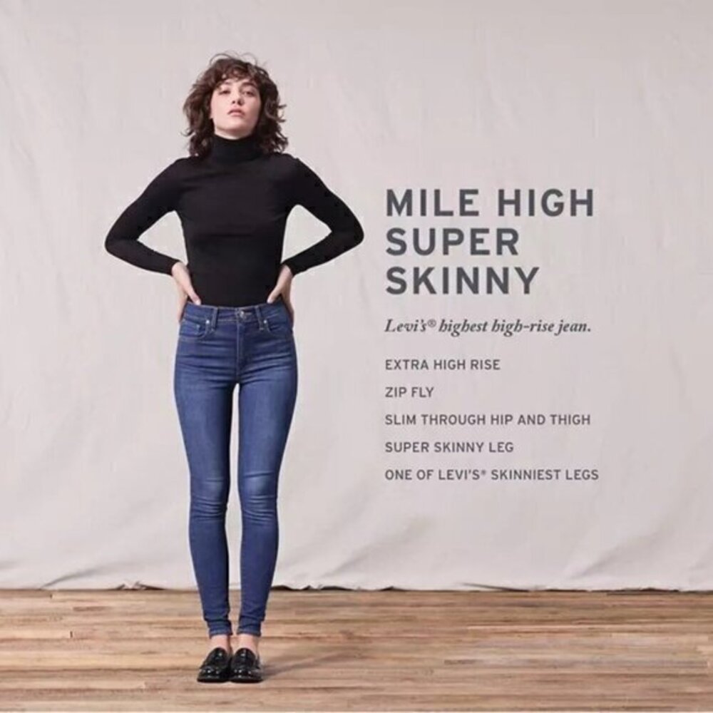 Levi’s Mile High Super Skinny Jeans